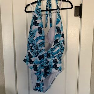 Two Piece Floral Swimsuit